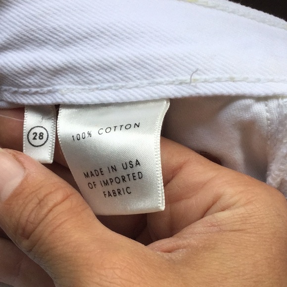 GRLFRND Karolina 100% Cotton Jeans: White Flag 28 - Picture 4 of 8